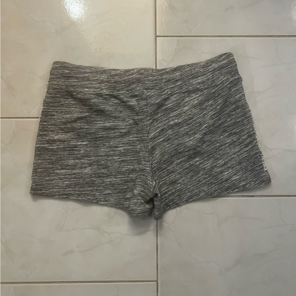 Mossimo Supply Co. Women’s Gray with White Embroidered Lace Accented Shorts - Picture 2 of 5